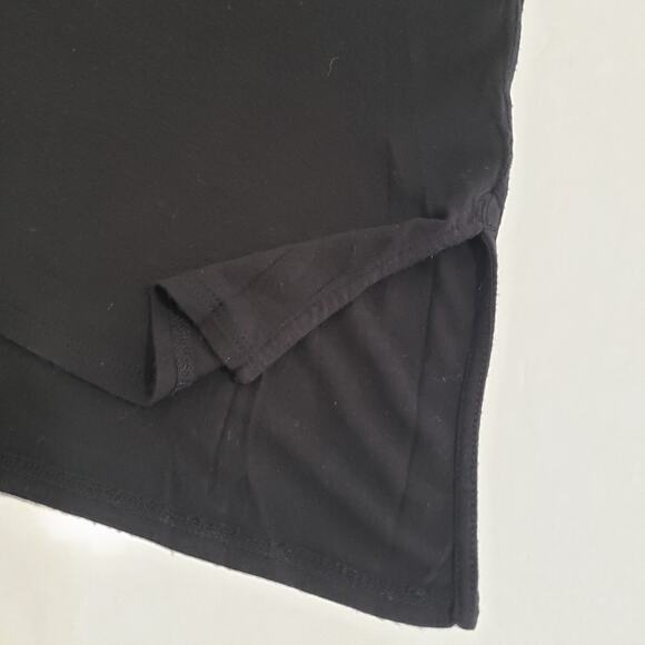 Rag & Bone JEAN Mens SIZE M Black Tank Top w/ Pocket Side Slits 100% Cotton FLAW - Picture 7 of 16